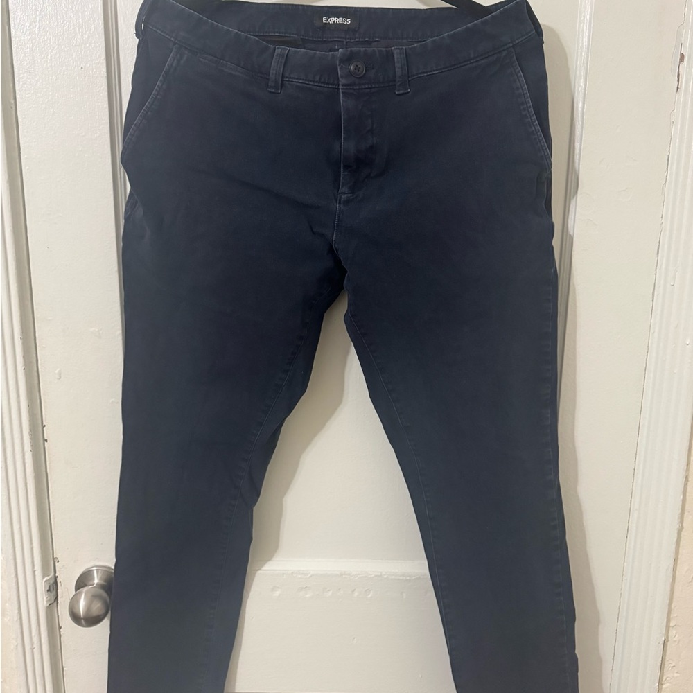 Express Dark Blue Super Skinny Pants